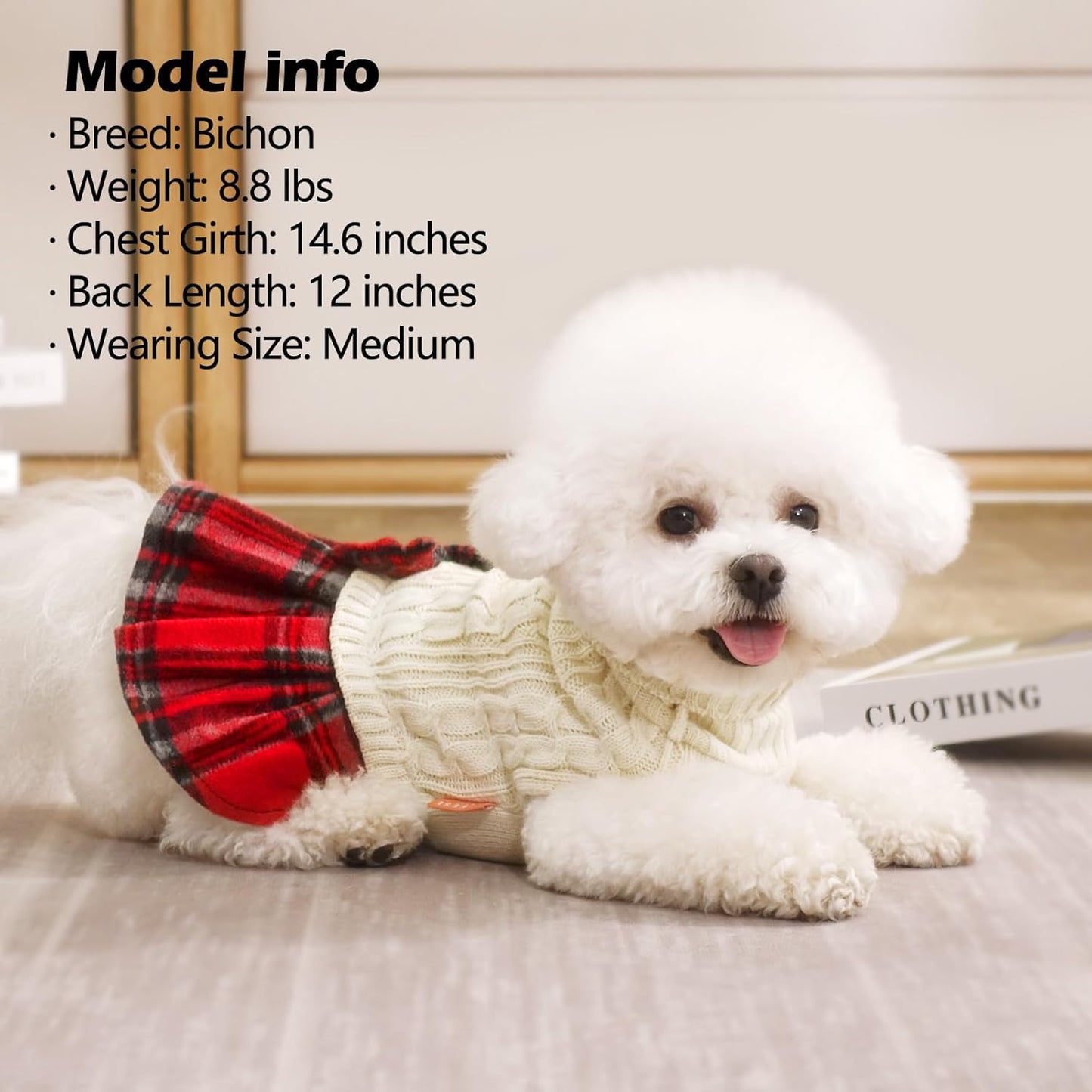 Sweater Dress for Small Dogs