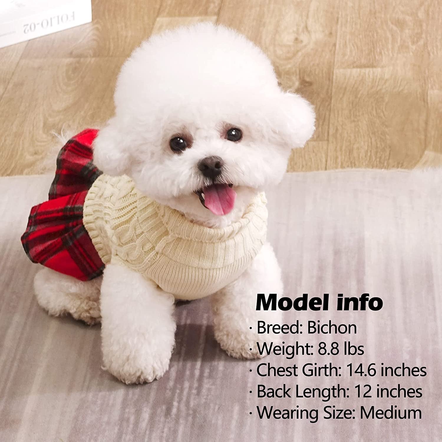 Sweater Dress for Small Dogs 